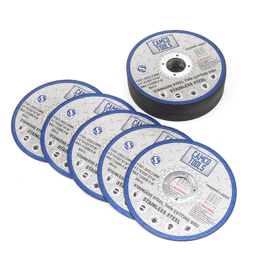 5 Pces Metal Cutting Disc 115mm Circular Saw Blade Resin Cutting Disc Angle Grinder Wood Steel Stone Power Tool
