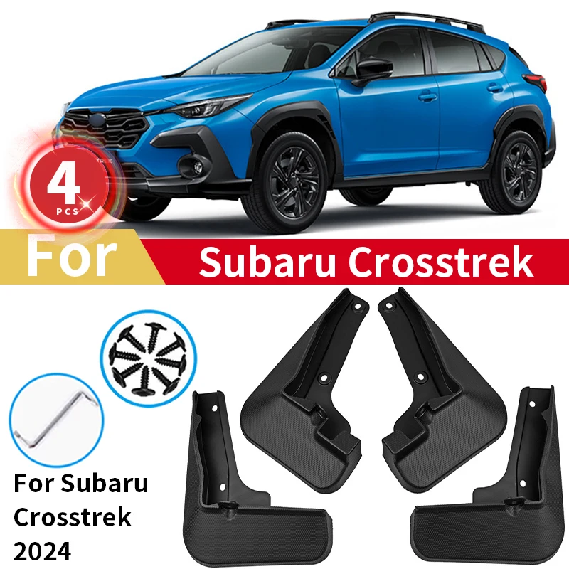 ForSubaruCrosstrek2024MudFlapsSplashGuardsMudFlapsFrontRear