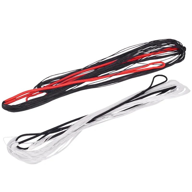 Bow String 58/60/62/64/66/68/70 Inches 12 shares for Straight Archery Hunting Shooting archery bow string thread bowstring material archery bow string wax
