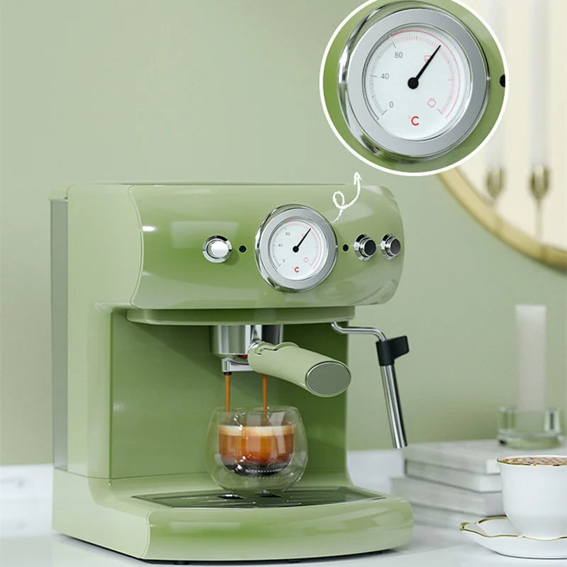 Petrus Coffee Machine Home Italian Semiautomatico 19Bar Pompa Pressione Concentrato Vapore Montalatte Macchina Per Caffè