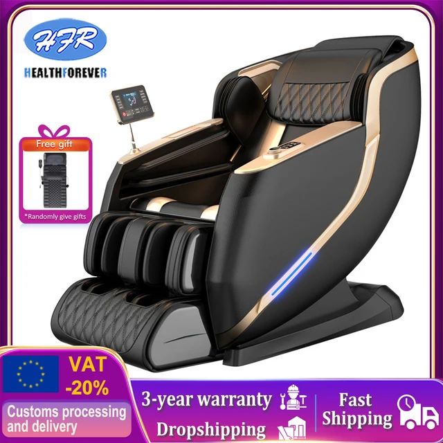 3-year warranty Massage Chair Full Body 4d Zero Gravity SL-Track Shiatsu Massage Chair Recliner Lumbar Calf Heating Thai Stretch