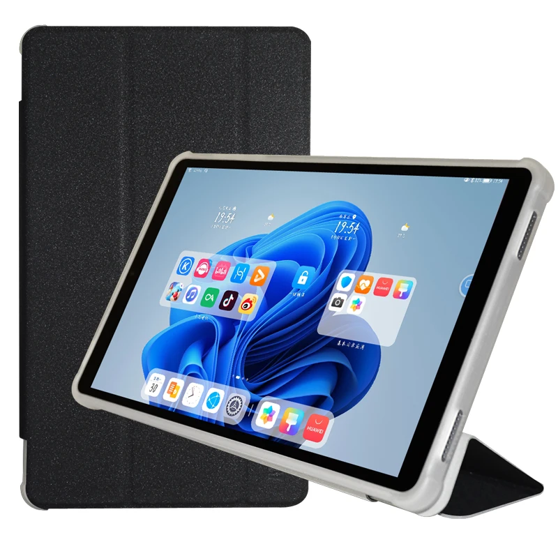 Slim Tri-Folding Stand Cover Case with TPU Back Shell