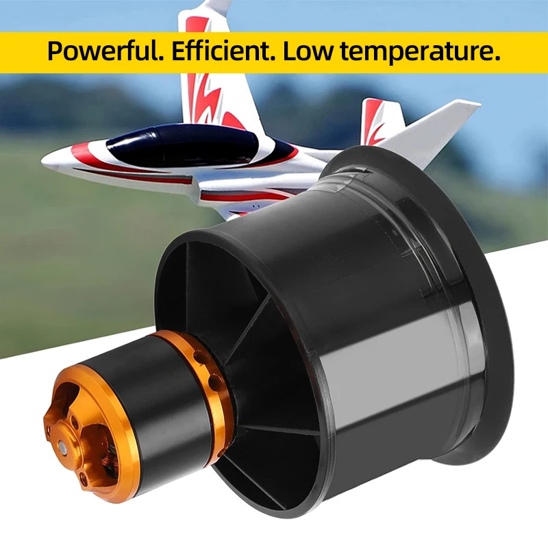 QX-MOTOR 50MM EDF QF2611 Brushless Motor 3300/4000/4600/5000KV CW/CCW 12 Blades Ducted Fan For 3-4S Lipo RC Airplane Model 4