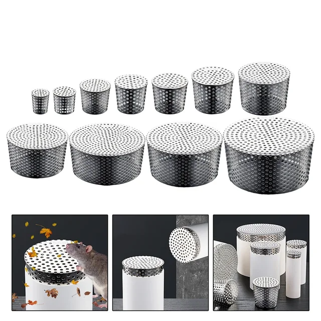 ฝาปิดท่อระบายน้ำบนดาดฟ้า ท่อระบายน้ำแบบฝังผนัง ป้องกันการอุดตัน สำหรับระเบียงดาดฟ้า ถังน้ำฝนกลางแจ้ง ขนาด 50-200 มม. 1