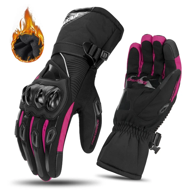 Guantes de moto Mujer Invierno  Guantes deportivos al aire libre a prueba  de viento-Guantes Motocross-Aliexpress