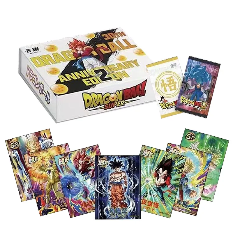 

Wholesales Dragon Ball Collection Cards Booster Box Anniversary 2 Edition 30TH 1Case Rare Anime Table Playing Game Board Cards