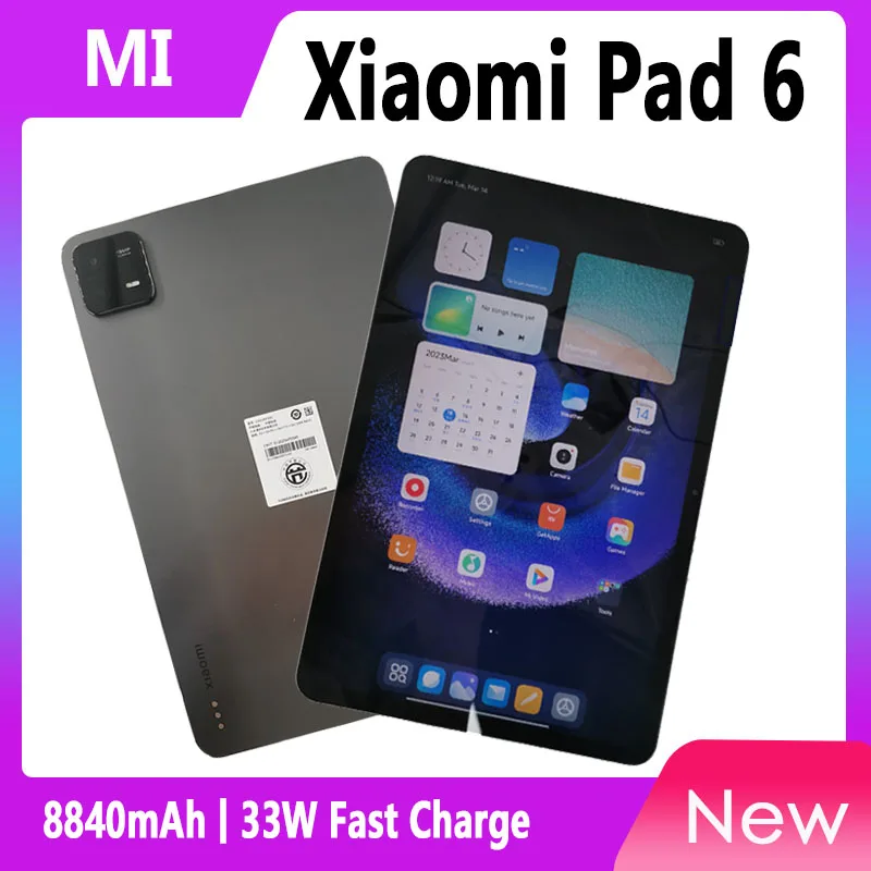 Xiaomi-Tablette Mi Pad 6 PRO Android 13, Snapdragon 8 + 11 , 144Hz, écran  2.8K, 4 haut-parleurs stéréo, 8600mAh, chargeur rapide 67W, MIUI14 -  AliExpress