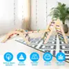 5 in 1 Wooden Montessori Climbing Set with Arch/Ladder/Ramp Foldable Climbing Toys Fun Indoor Playground Jungle Play Gym Rainbow 4