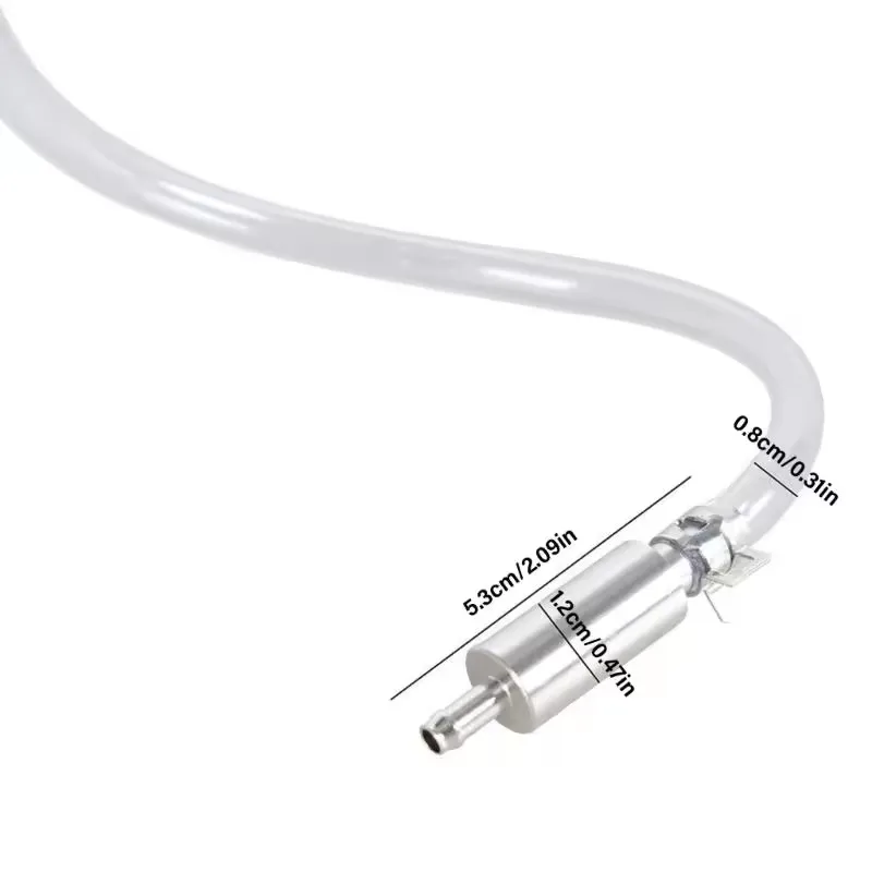 Motorcycle One Way Brake Fluid Drain Hose Check Valve Auto Brake Clutch Air Vent Hose Kit Accessories
