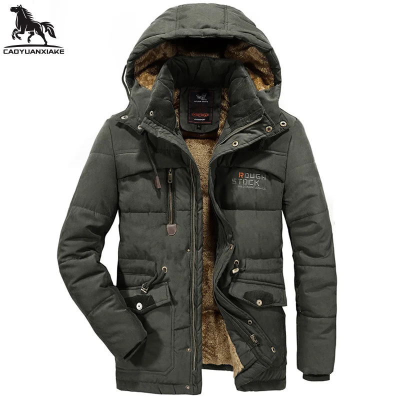 

Winter parka men 6XL 7XL 8XL jacket Mens Plus velvet thickening Men Hooded Windbreaker coats men's casual warm jackets coat 868