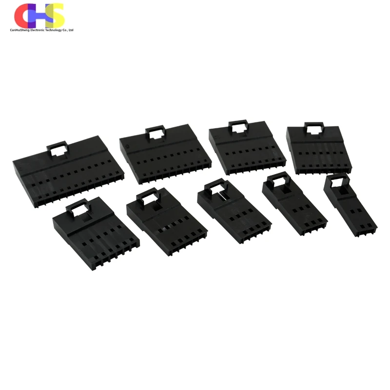 10-Set MX2.54 Durable Locking Dupont Connector Housing (20 Pieces) - Single Row Docking Shell