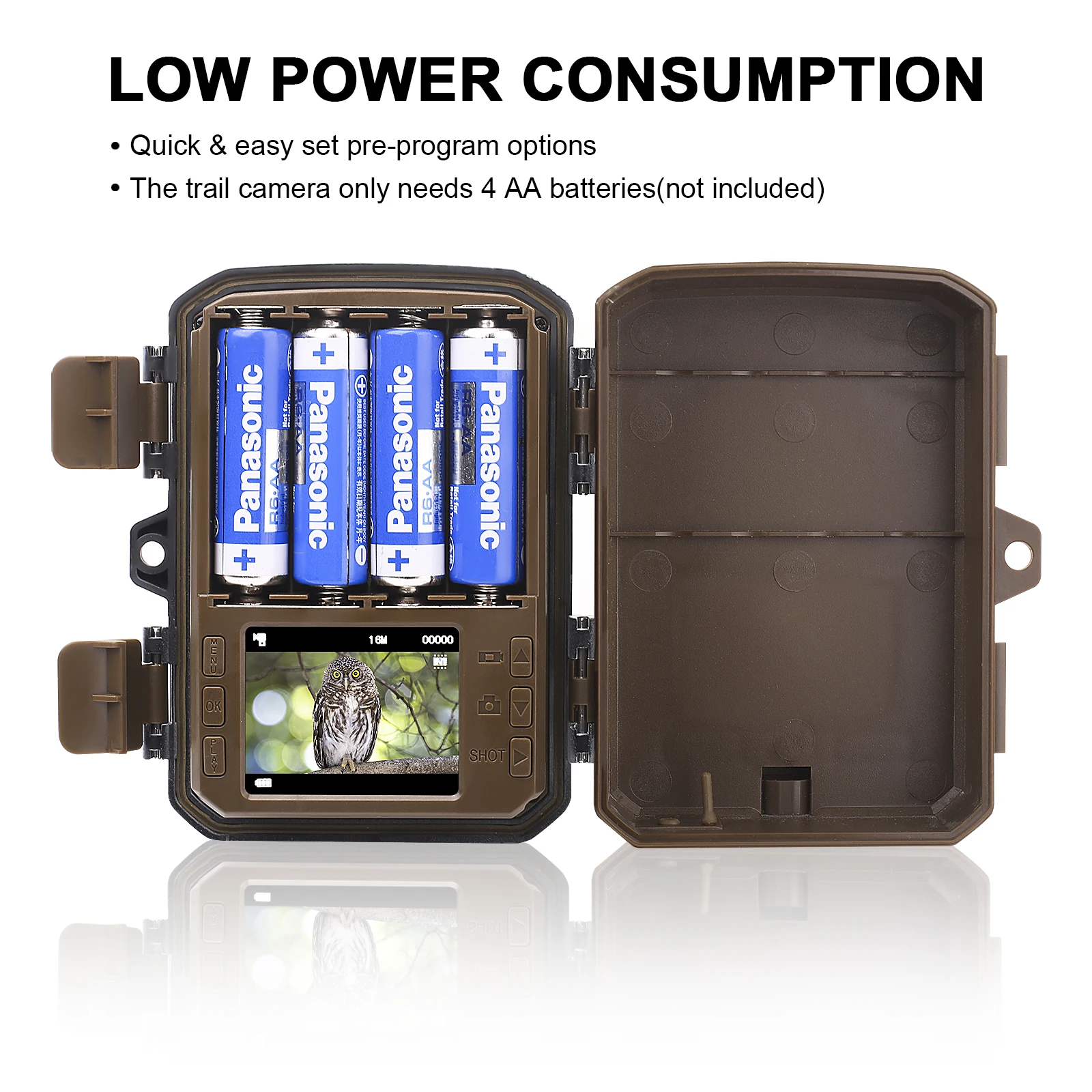 Hunting Trail Camera DL006 Mini 16MP 1080P HD Wild Trail Infrared Night Vision Outdoor Motion Activated Trigger Scouting Photo Traps