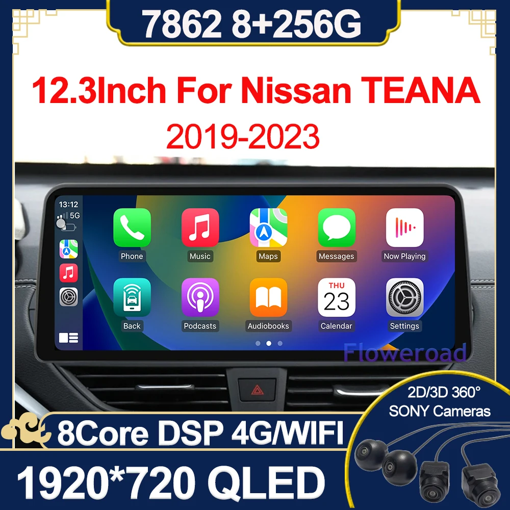 Carplay7862forNissanTeana3Altima5L3320132020256GAndroid12