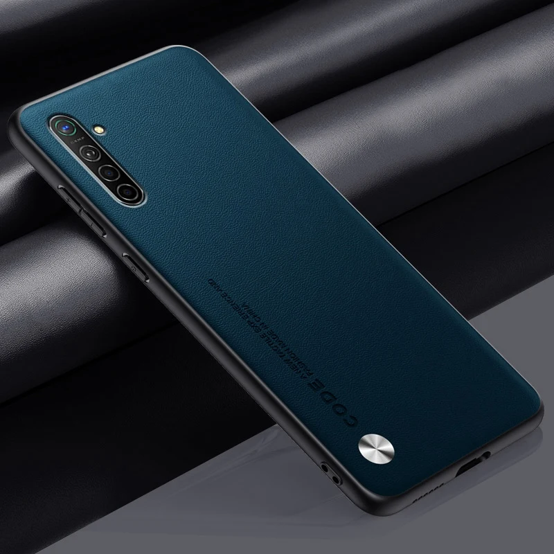 Luxury PU Leather Matte Silicone Phone Case - Full Protection Back Cover