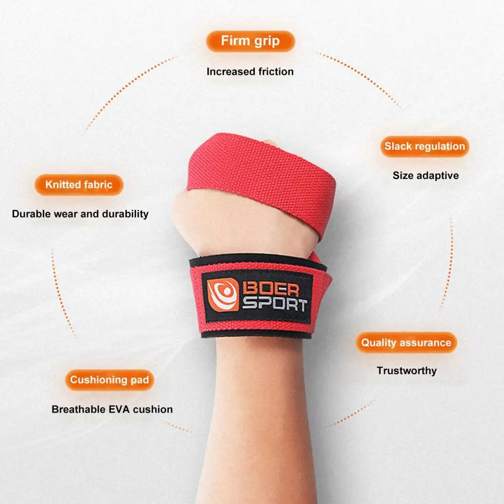 Weightlifting Strap Non-slip Lifting Aid Band Anti-slip Weightlifting Grip Bands for Men Women for Bodybuilding Enhanced
