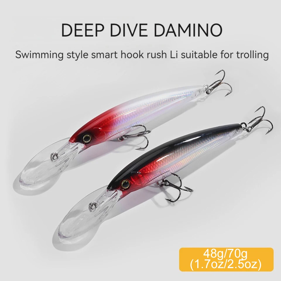 14cm/15.5cm Big Crankbaits Fishing Lures Jerkbait Minnow Sea Hard Artificial Bait Wobblers Trolling Swimbait Pesca