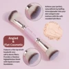 MAANGE 4pcs Basic Makeup Brushes Set With Box Dual-ended Foundations Powder Blush Details for Eyeshadow Brushes Beginner Travel 3