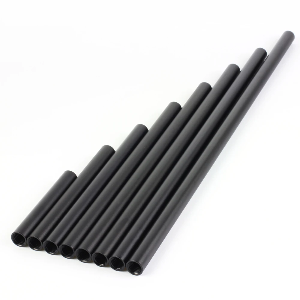 Description Picture 3 of item10 15 20 25 30 35 40 45cm Rod Diameter Dia OD 15mm Aluminium Rail Tube fr Tripod DSLR Rig 4K 8K Film Camera Support System LWS