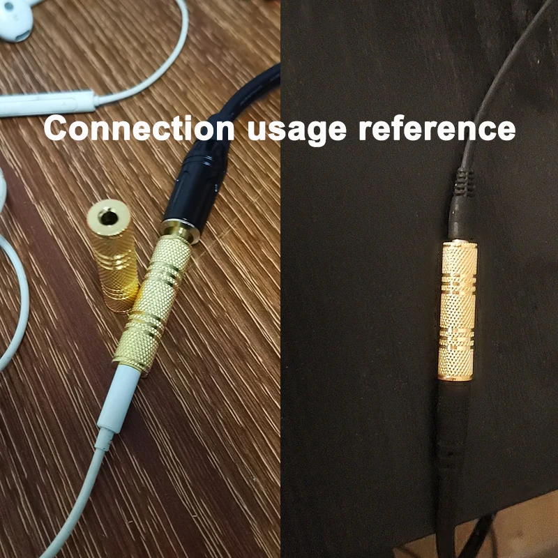 4/2 Stück 3,5mm auf 3,5mm Buchse Stereo-Verbinder Adapter Audio-Kabelverlängerung für MP3 DVD Kopfhörer Auto AUX – Detail 8