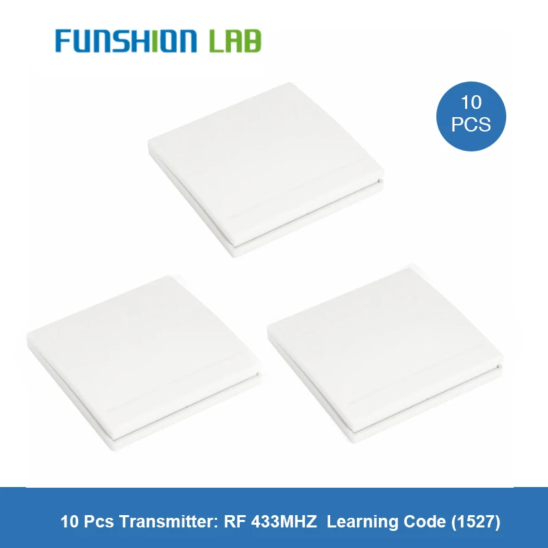 FUNSHION Wall Remote Control Switch 433Mhz Wireless RF Transmitter AC 220V 12V 100V 110V Receiver For Smart Home Lights Switches |