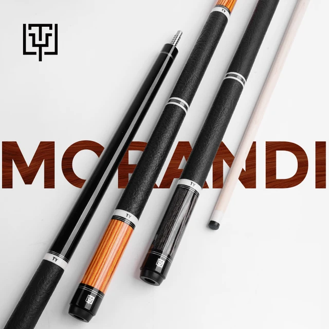 TY Morandi Pool Billiard Cues 2025 New Arrival 12.5mm Maple Shaft Carbon Tube Filling Tech-Wood Butt Low Deflection Cue Stick 1