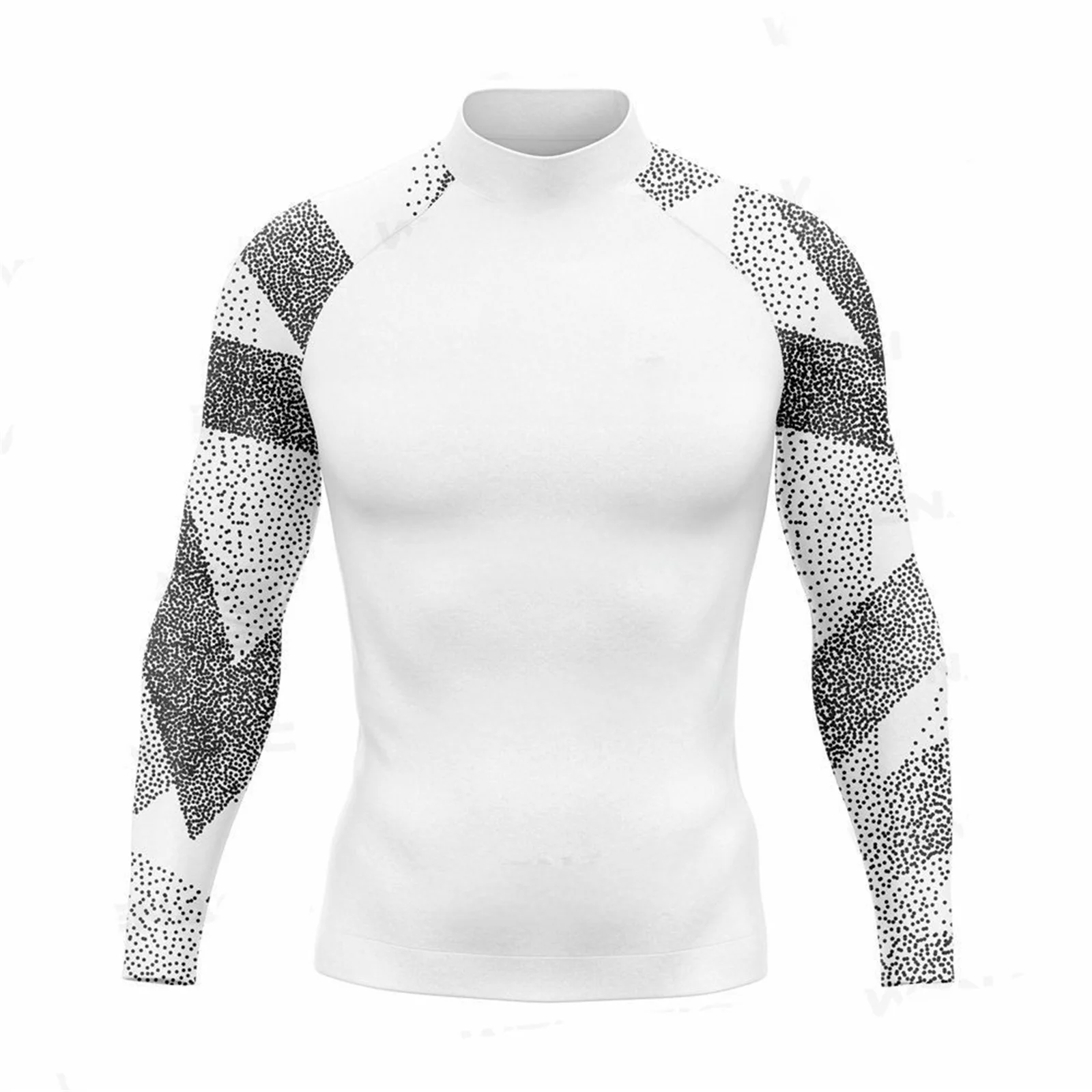 Summer Funny Beach Surfing Swimsuit Men's Simming T-shirts UV Protection Swimwear Rash Guards Long Sleeve Surf Sports Tops