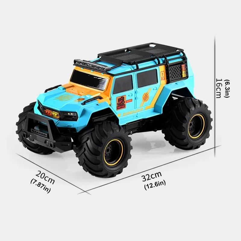 Rc Car Waterproof Amphibious 4Wd Off-Road Vehicle Remote Control Water Land Crawler Stunt Climbing Truck Toys for Boys Children