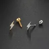 Daith Piercing Earrings for Women Jewelry 1PC Gold Color Lightning Tragus Helix Septum Piercing Cartilage Ear Stainless Steel 6