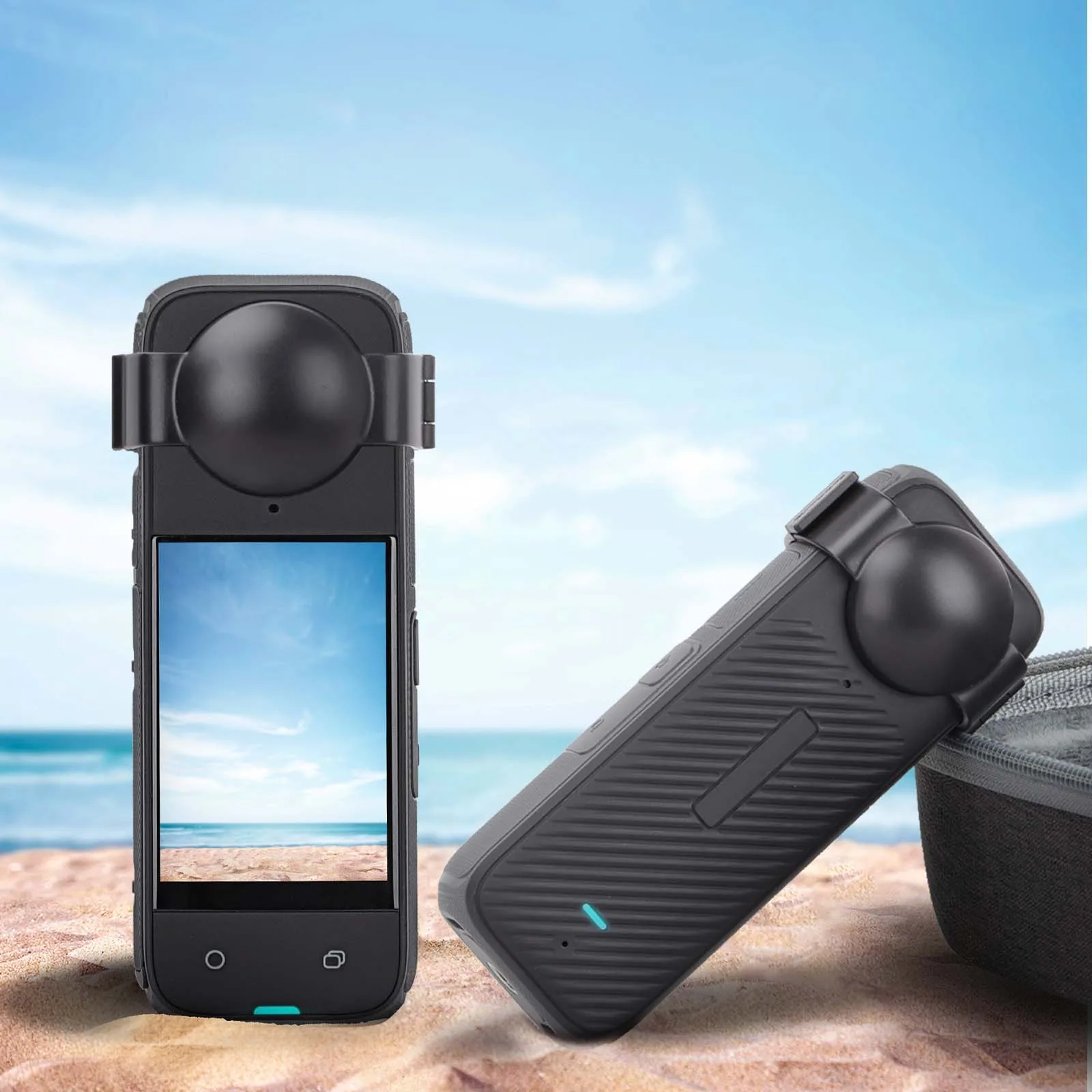 

For Insta360 X4 Lens Protector Panoramic Camera Lens Cap Scratch Resistant Accessories