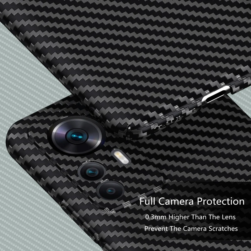 Ultra-Thin Carbon Fiber Matte Soft Touch Protective Case