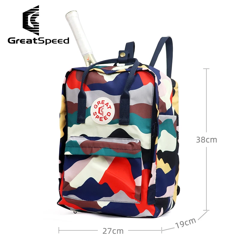 GreatSpeed Tennis Bag Badminton Backpack Pack 2 Rackets Suitable for boys, girls, children and teenagers backpacks 2