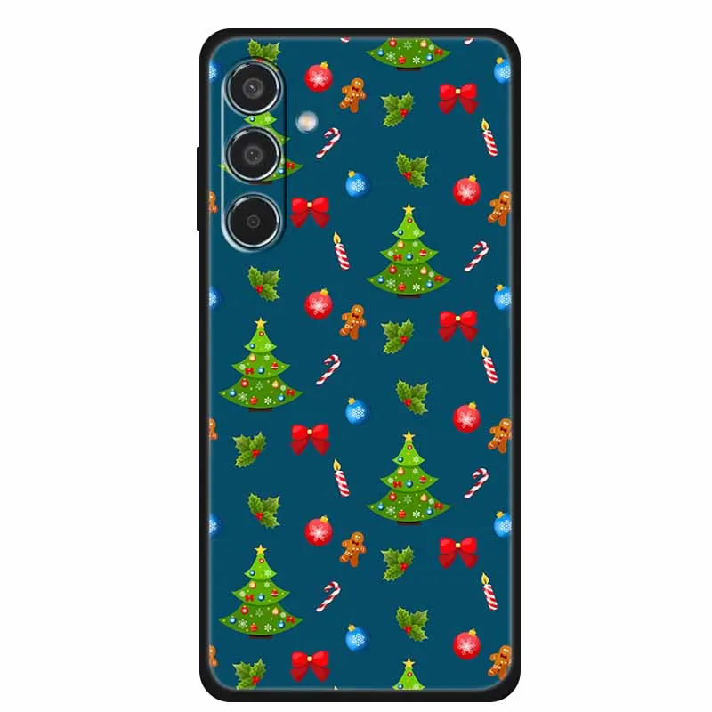 Festive Holiday Soft Silicone TPU Phone Case - Christmas Edition
