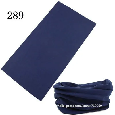 hair scarf for men 100% Polyester Solid color Microfiber Tubular Multifunction Motorcycle Scarf sports Headband Seamless Tube Bandanas Face Mask mens navy scarf