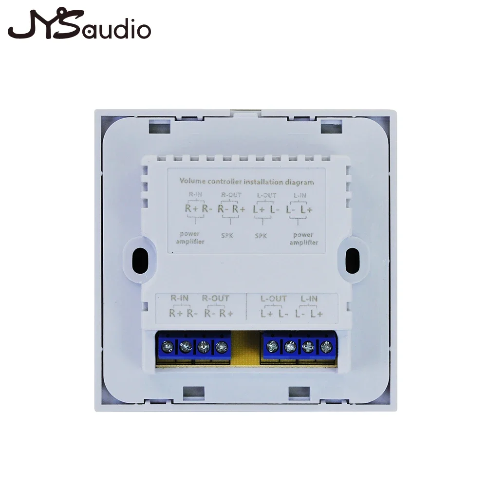 Controlador de Volume 48ohm Interruptor de Áudio Dois Canais Controle Cinco Segmento Poderoso Acrílico Tom Placa Fundo Ajustador Música - Image 2