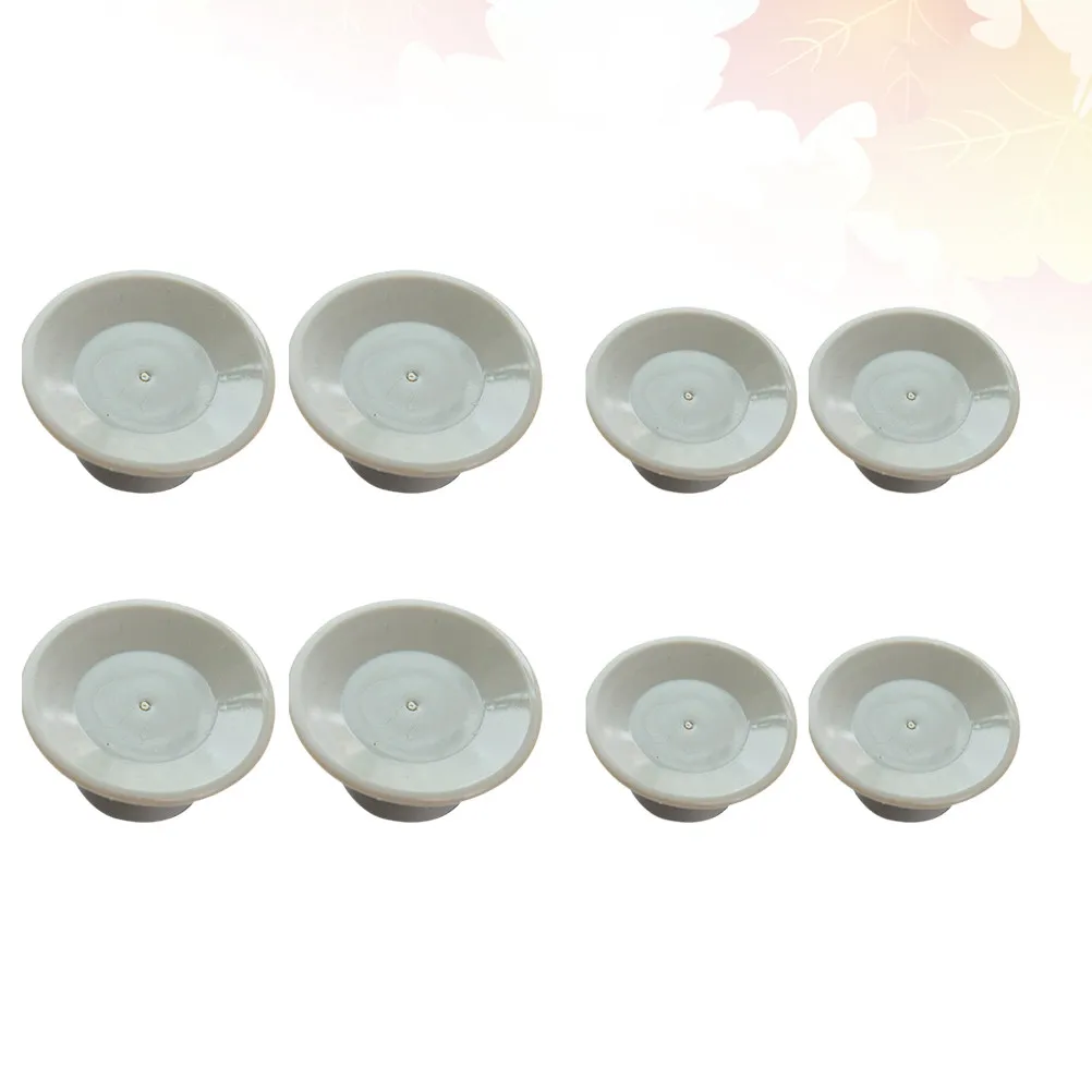 8Pcs 범용 노트북 스탠드 쿠션 세트 실리콘 미끄럼 방지 높이 조절 받침대, 열 분산 및 편안한 손목 보호 기능 제공