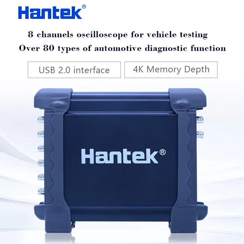 Hantek 1008C DAQ Program Generator Oscilloscope PC USB Automotive 8CH Diagnostic 