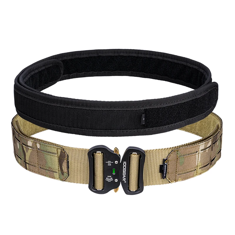 Tactical Military Style Adjustable Belt Quick Release Padded 2" Wide One Size 