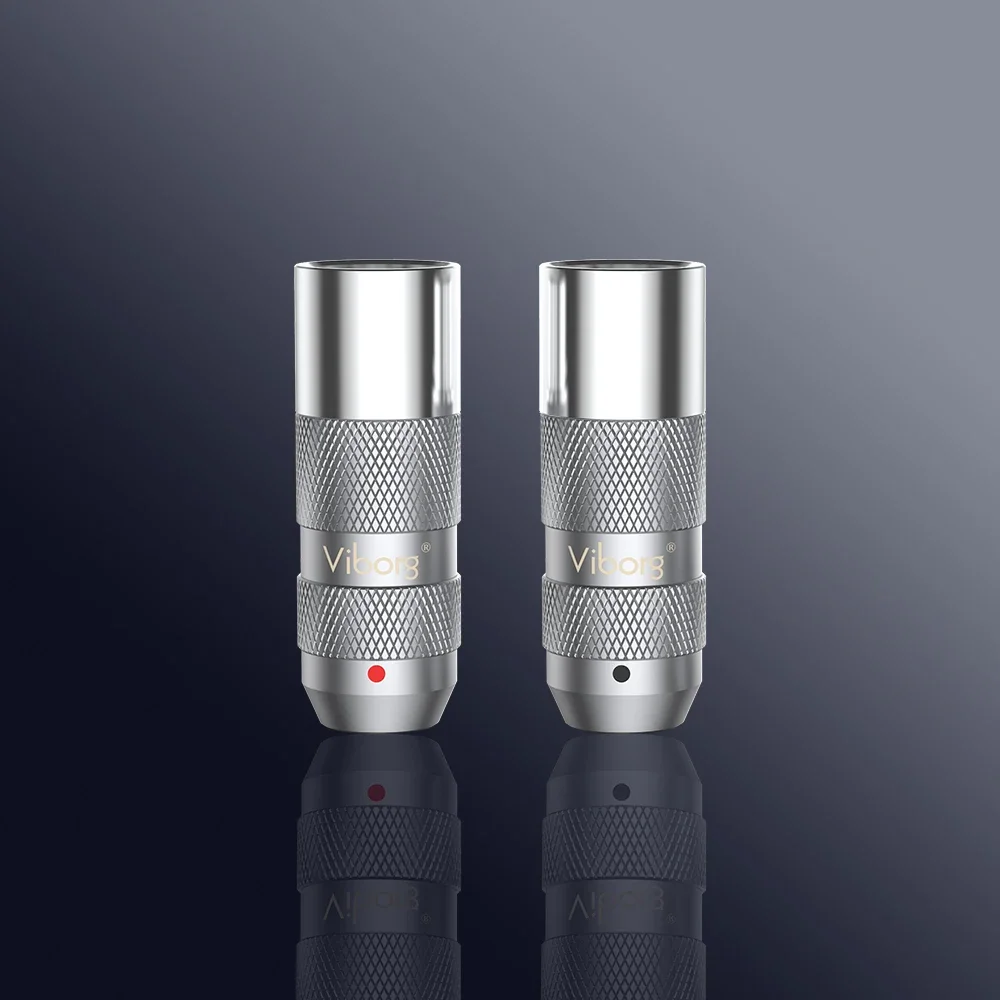 XF202R XM202R Viborg 순수 구리 로듐 도금 3핀 남성 여성 XLR 커넥터 케이블 어댑터 (마이크용)