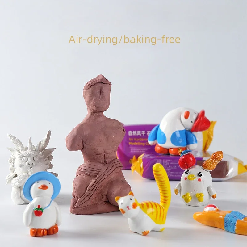 Air Drying Stone Plastic Clay for Handmade Pottery and Modeling