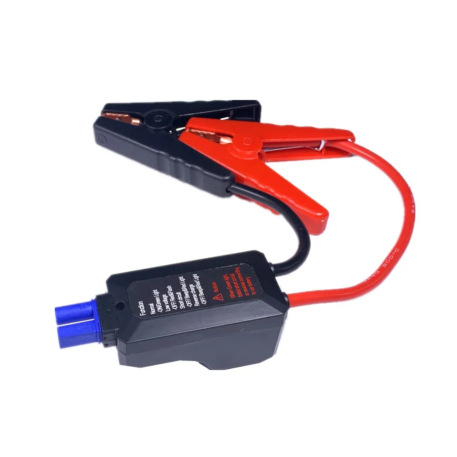 Hot clip cable for car jump starter With EC5 Plug Connector Emergency Lead Cable Battery Alligator Clamps Clip Car/Truck portable car jump starter