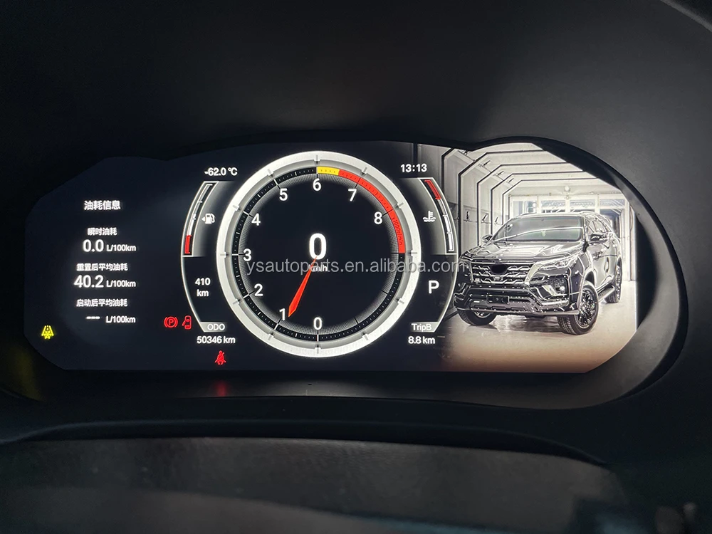 Digital Speedometer Hilux Revo Rocco LCD Cluster Dashboard Fortuner Meters
