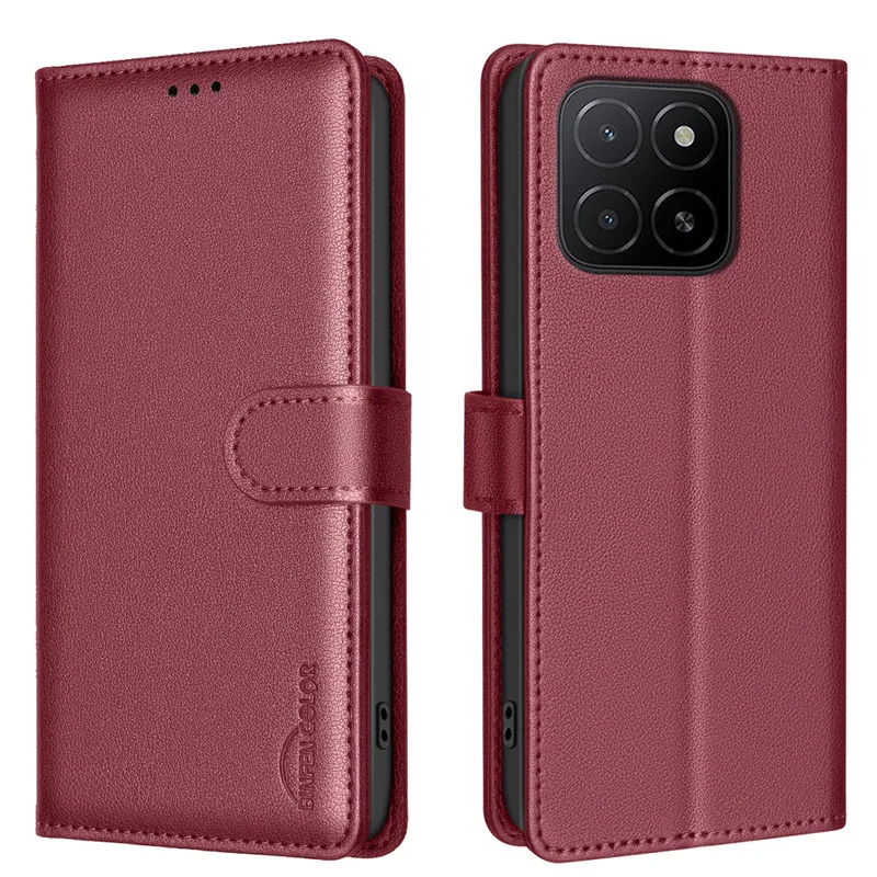 Leather Wallet Flip Phone Case - Elegant Protective Cover