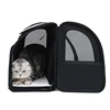 Cat Carrier Backpacks Expandable Cat Backpack with Shade Cover, Breathable Mesh Pet Carrier Backpack Bag for Travel Hiking Campi 4