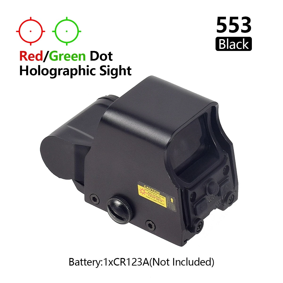 Tactical Red Dot Holographic Sight with Magnifier for Hunting Riflescopes and Airsoft Guns