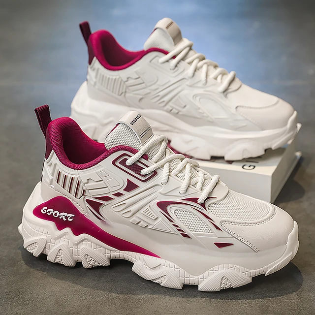 Men's Casual Sneakers - Lace Up, Pu Upper, Eva Sole, Suitable for All Seasons