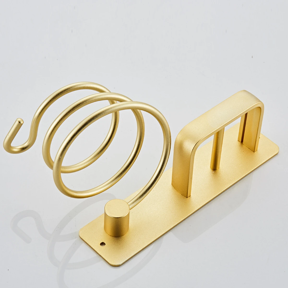 Storage Rack 1 set of bathroom hair dryer rack storage stand light luxury style golden curling