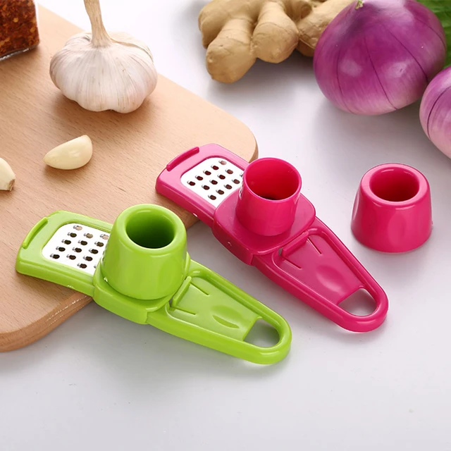 1pc Garlic Slicer Stainless Steel Garlic Slicer Mental Garlic