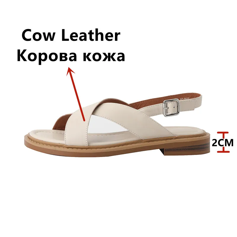 Women Shoes Women Sandals FEDONAS Women Sandals Retro Gladiator Casual Pumps Genuine Leather Low Heels Office Ladies Shoes Woman Summer Fashion Concise