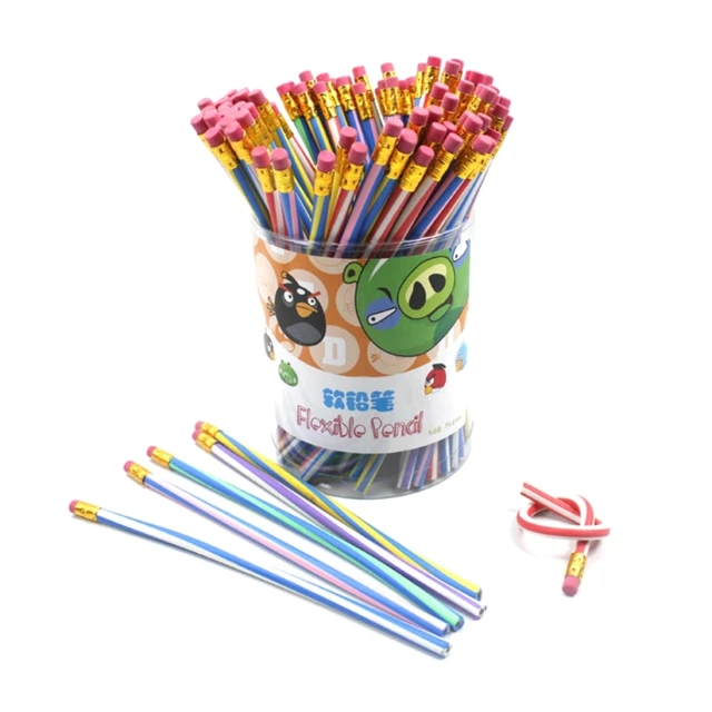 20/36 Pcs Flexible Soft Pencil Colorful Magic Bend Pencils with