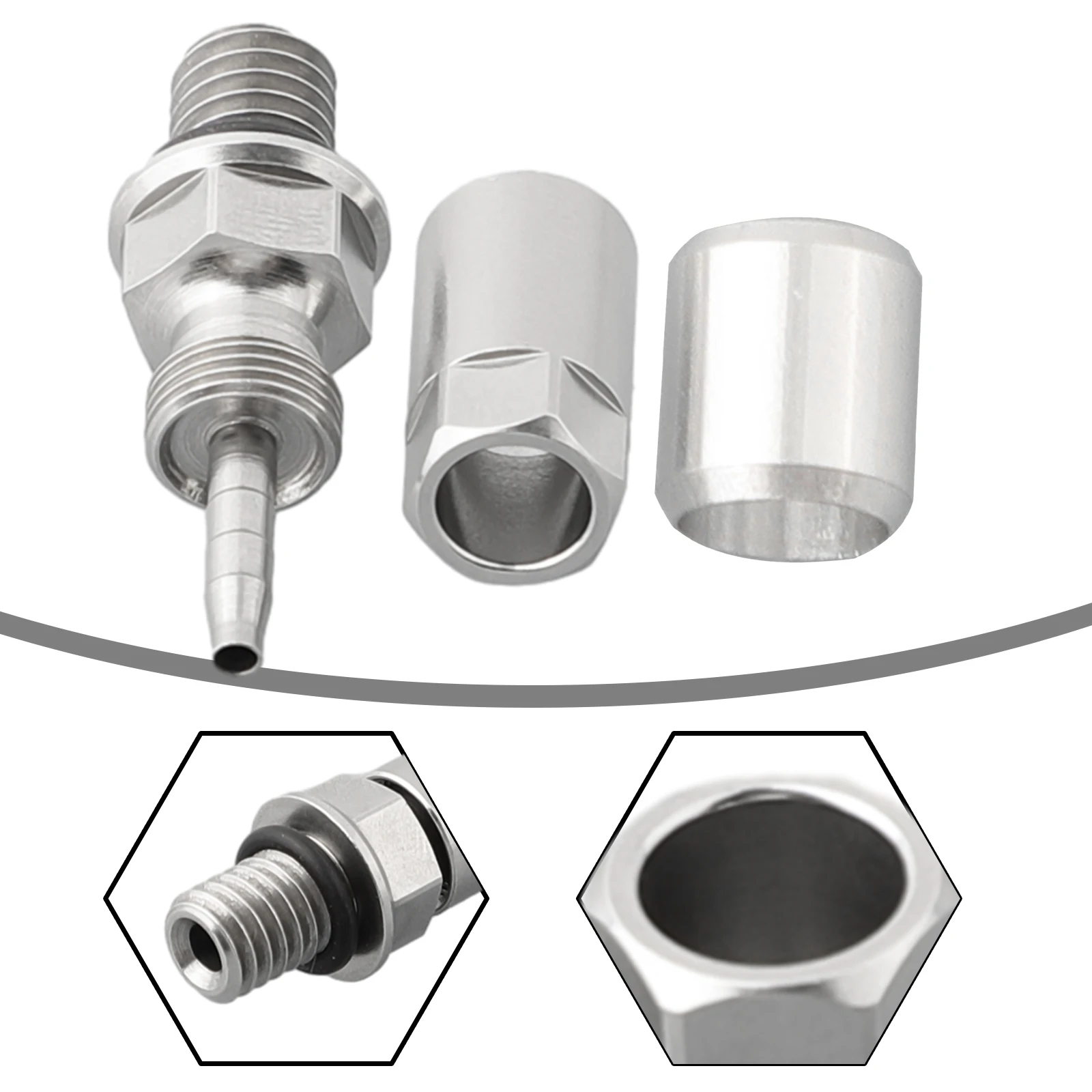 

Sleek and Stylish Hydraulic Hose Adapters For For For Formula Adds a Touch of Elegance to Your Bike's Brake System